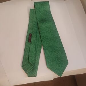 Dolce Punta  Seven fold woven Mens Luxury silk Green
